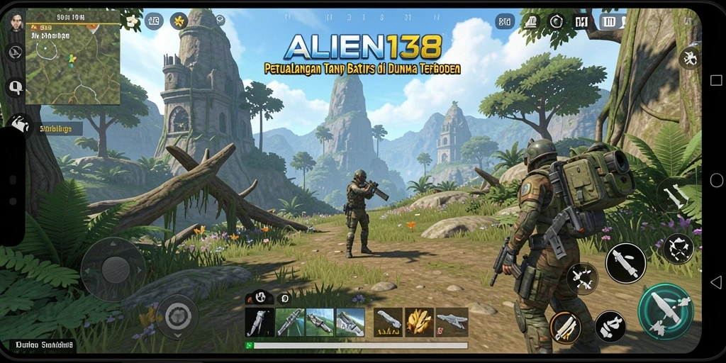 Tampilan gameplay Open World yang mendalam dan interaktif.