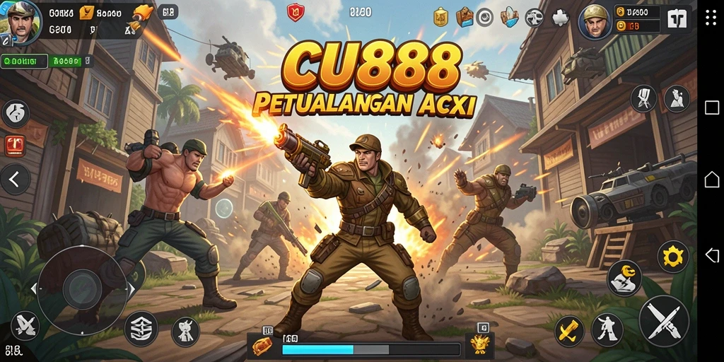 Tangkapan layar gameplay <strong>CU888</strong> menampilkan aksi seru yang mendebarkan.