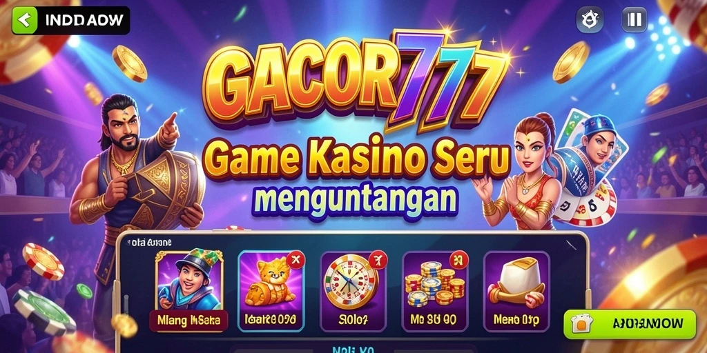 Screenshot GACOR777 menampilkan gameplay kasino yang menarik.