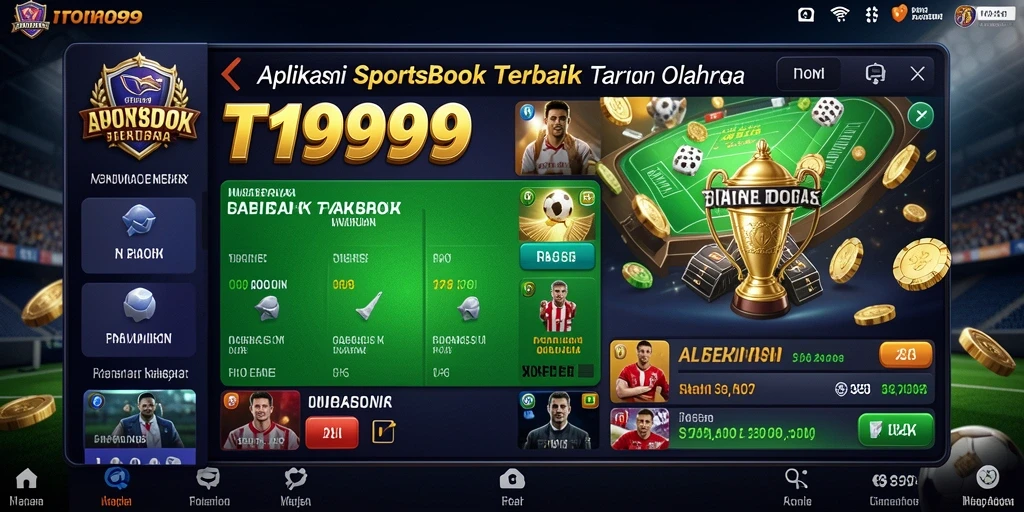 Tangkapan layar utama T9999 menampilkan antarmuka pengguna yang menarik dan praktis.